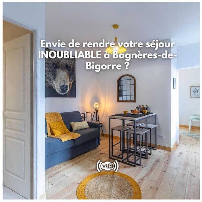 Appartement Refuge De L'Ours : T2 Equipe Avec Parking Et Wifi à Bagnères-de-Bigorre Extérieur photo